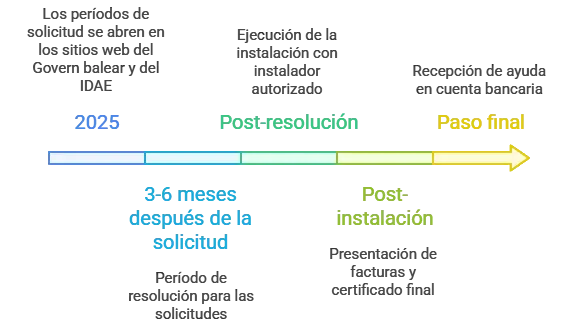 Proceso de solicitud y plazos