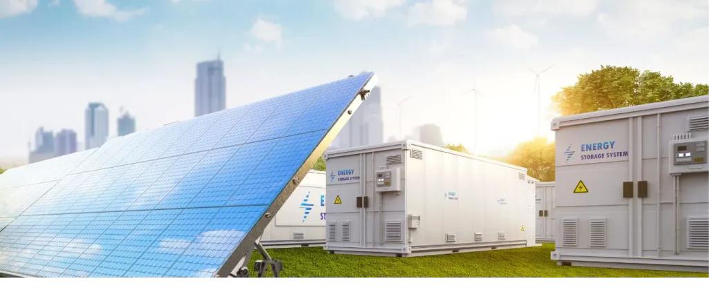 Comparativa visual entre baterías solares y paneles solares fotovoltaicos