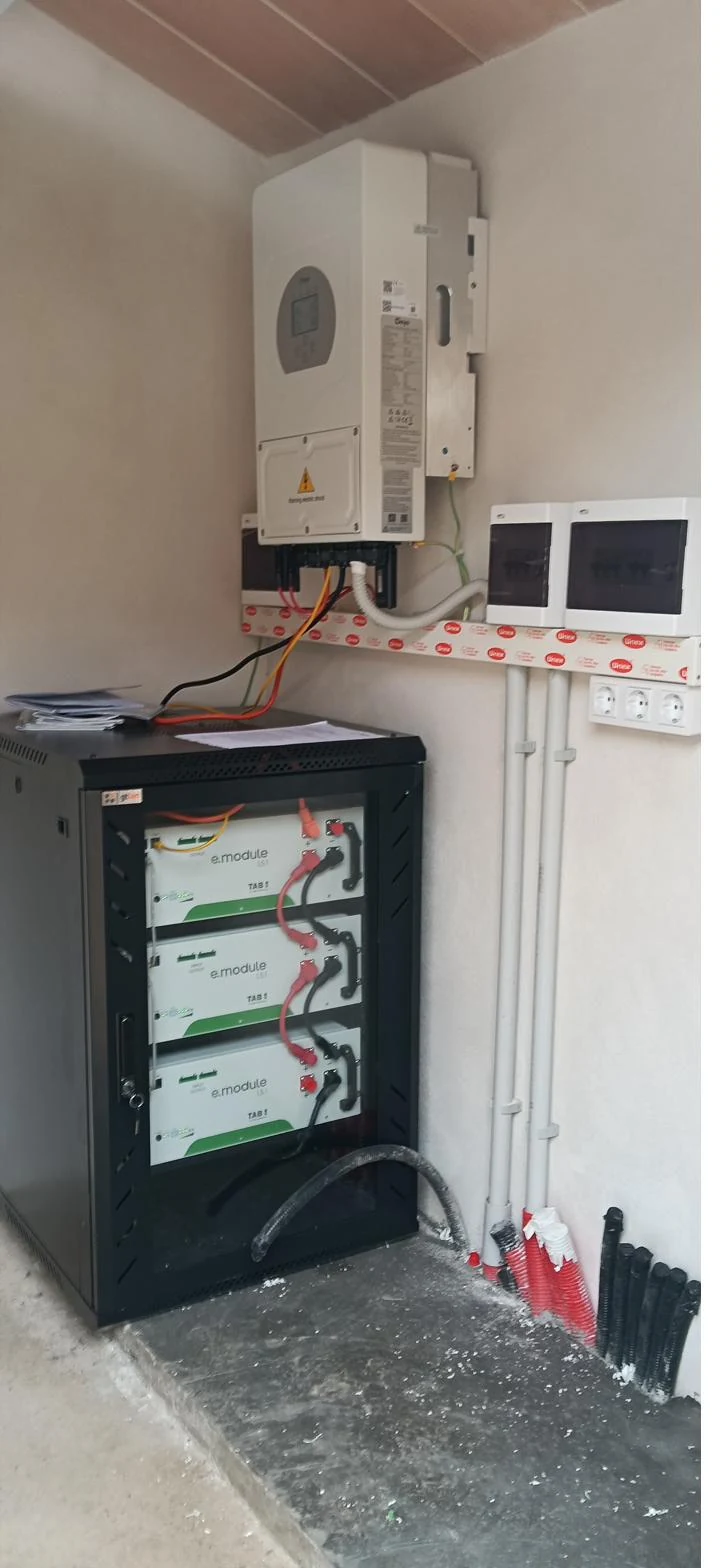 Batería de litio con cuadro eléctrico en vivienda de Mallorca